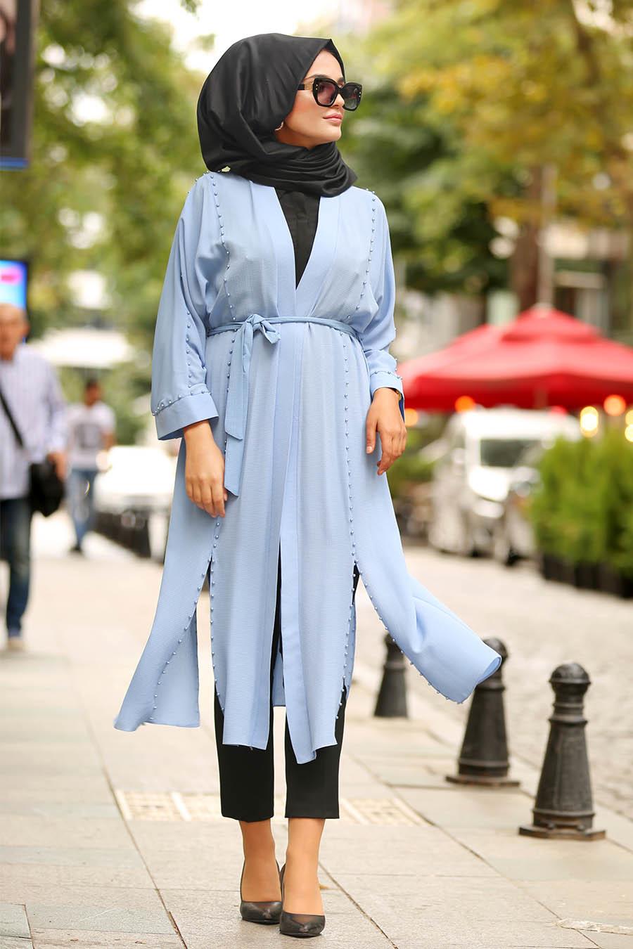 B b  Bleu Nayla Collection Abaya  D contract  40330BM 