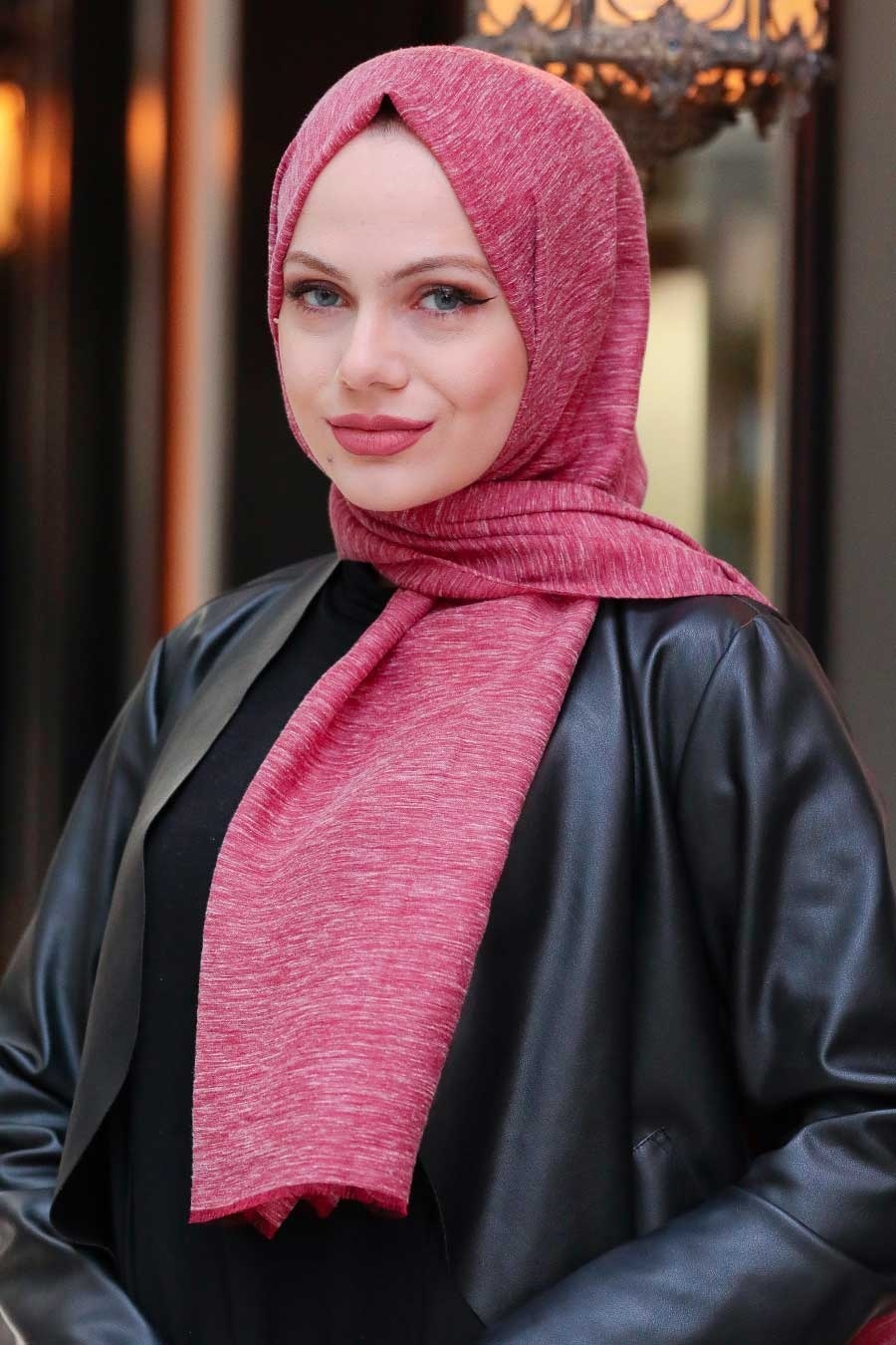 Claret Red Hijab Shawl 4695BR