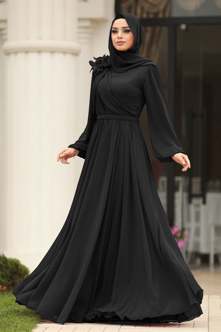 hijab for black dress