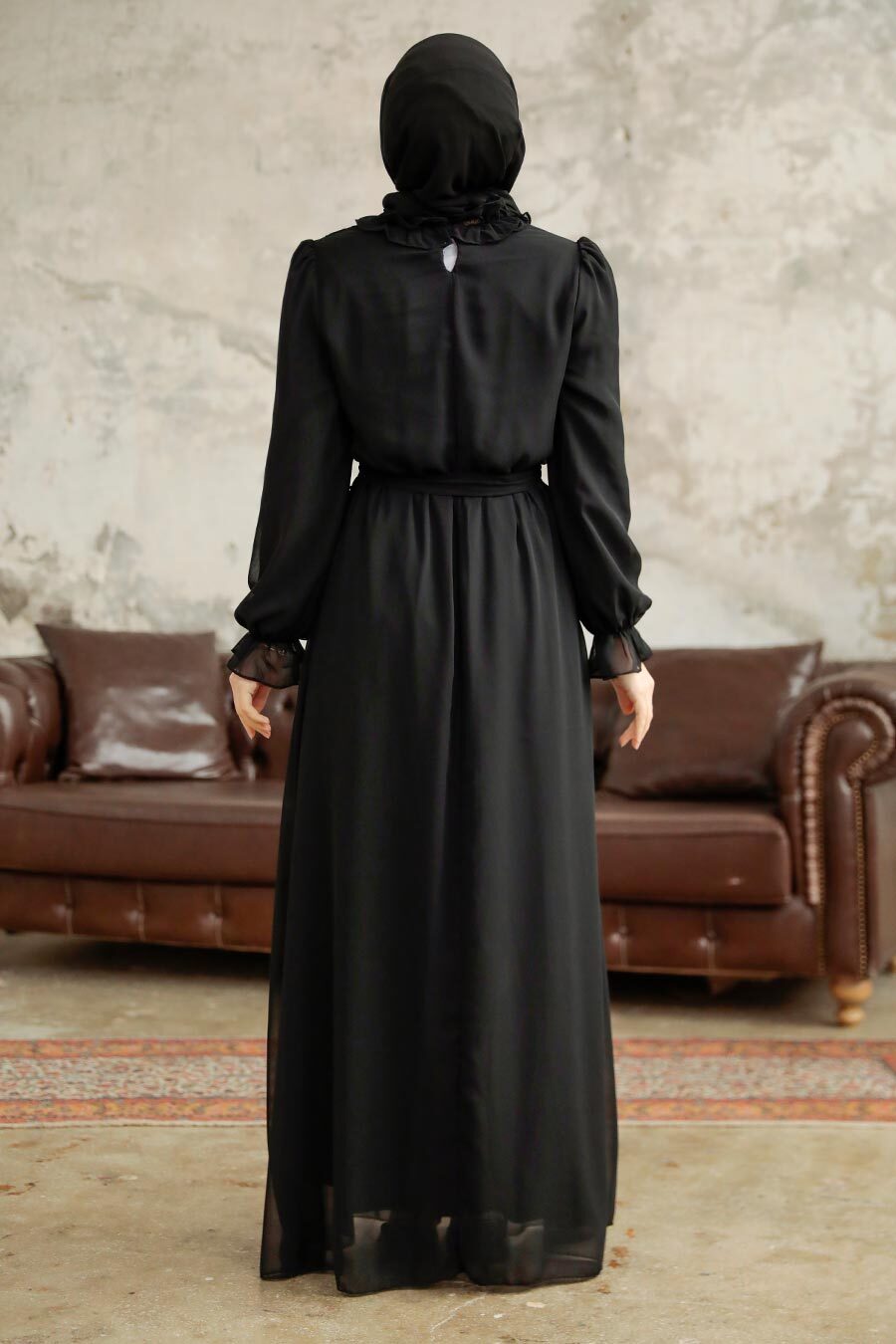Neva Style - Black Plus Size Dress 2971S