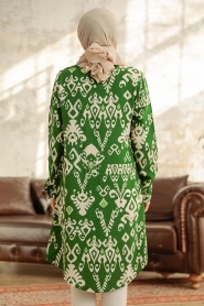 Neva Style - Green Women Tunic 11627Y - Thumbnail