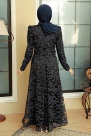 Neva Style - Luxorious Black Modest Prom Dress 3330S - Thumbnail