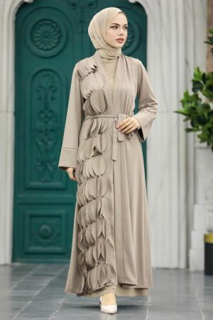 Neva Style - Mink High Quality Turkish Abaya 34930V - Thumbnail