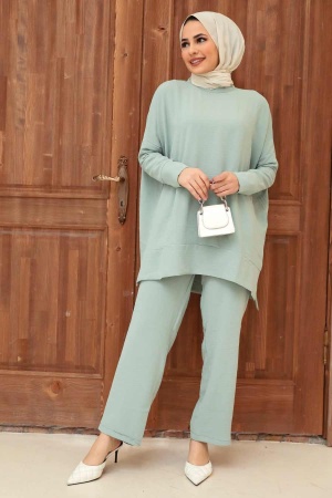 Neva Style - Mint Tesettür İkili Takım 13010MINT - Thumbnail