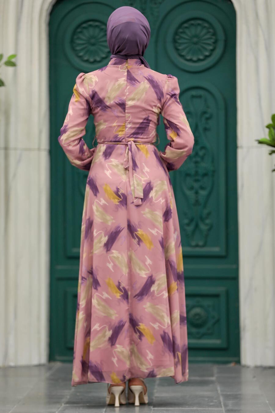 Neva Style - Purple Plus Size Dress 27930MOR