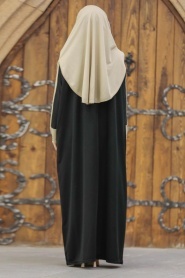 Neva Style - Siyah Tesettür Namaz Elbisesi 2309S - Thumbnail