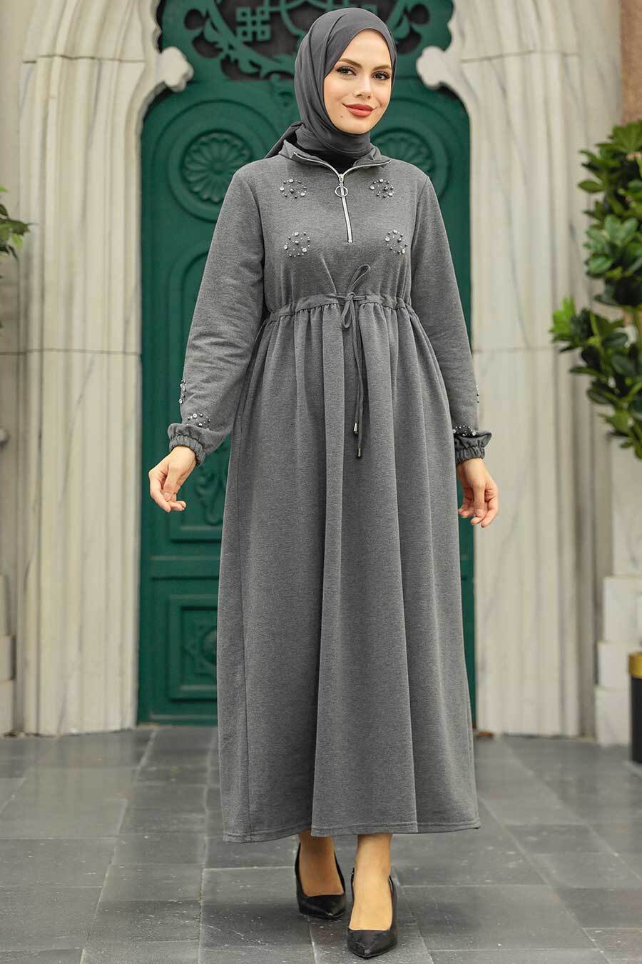 Neva Style - Smoke Color Women Dress 1372FU